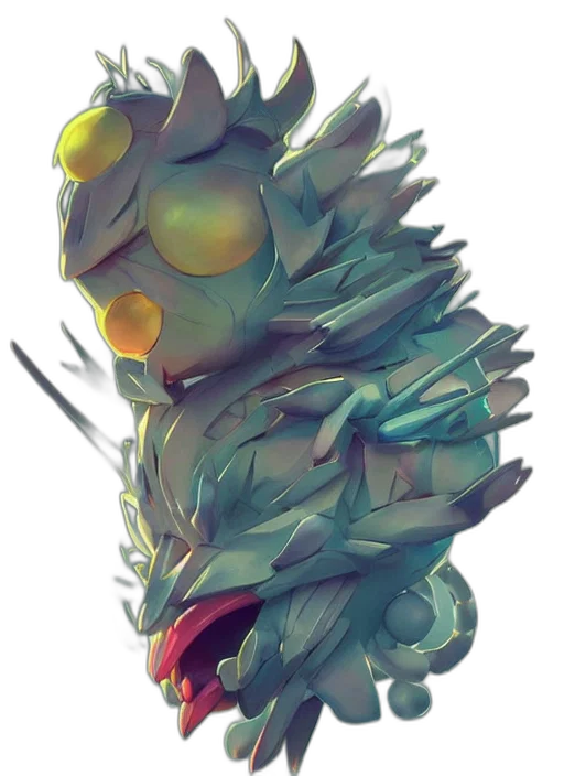 creature, dragon, crown, mask transparent PNG cut-out