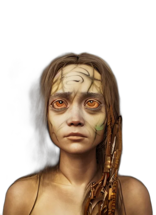 face, mask, jewelry, creature transparent PNG cut-out