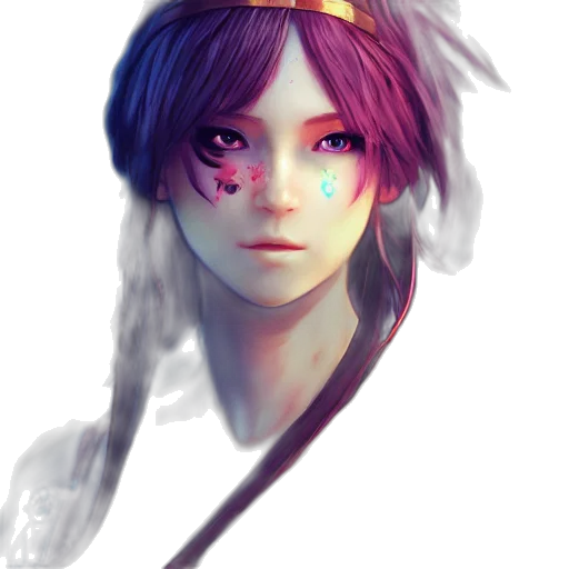 face, staff, mask, weapon transparent PNG cut-out