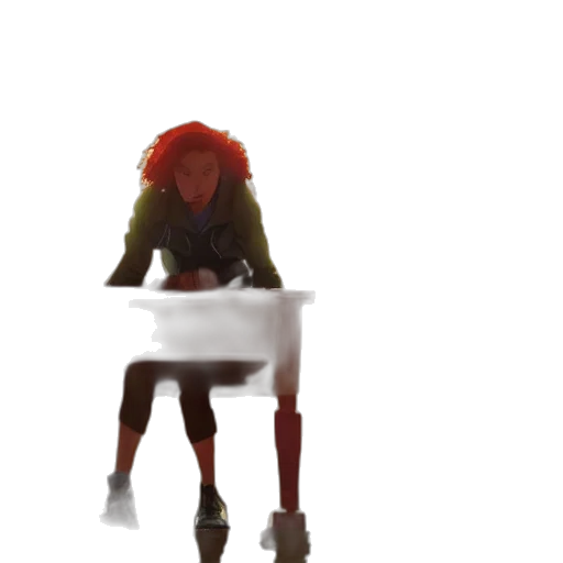 robot, furniture, creature, staff transparent PNG cut-out