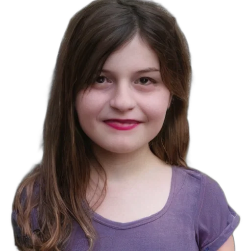 face, hair, dress, staff transparent PNG cut-out