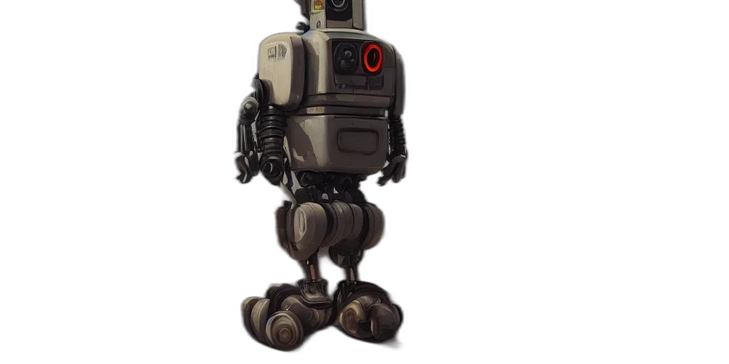 robot, animal, creature, staff transparent PNG cut-out