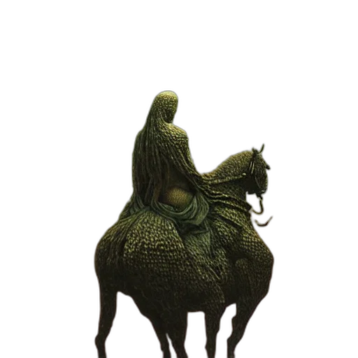 crown, dress, dragon, staff transparent PNG cut-out