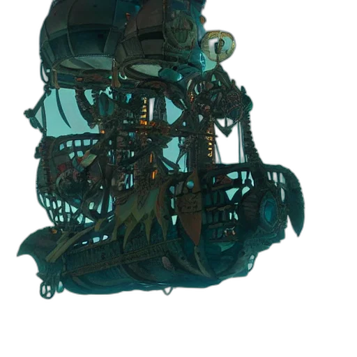 mask, robot, crown, staff transparent PNG cut-out