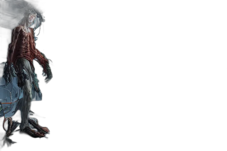 creature, dragon, staff, robot transparent PNG cut-out