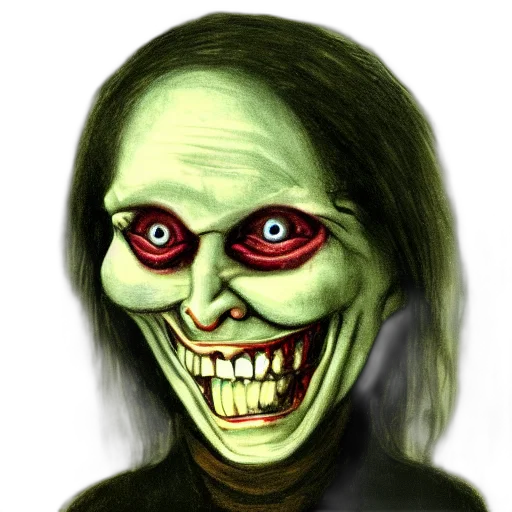 face, mask, creature, staff transparent PNG cut-out