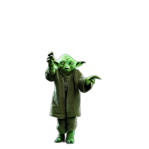 staff, creature, jacket, weapon transparent PNG cut-out