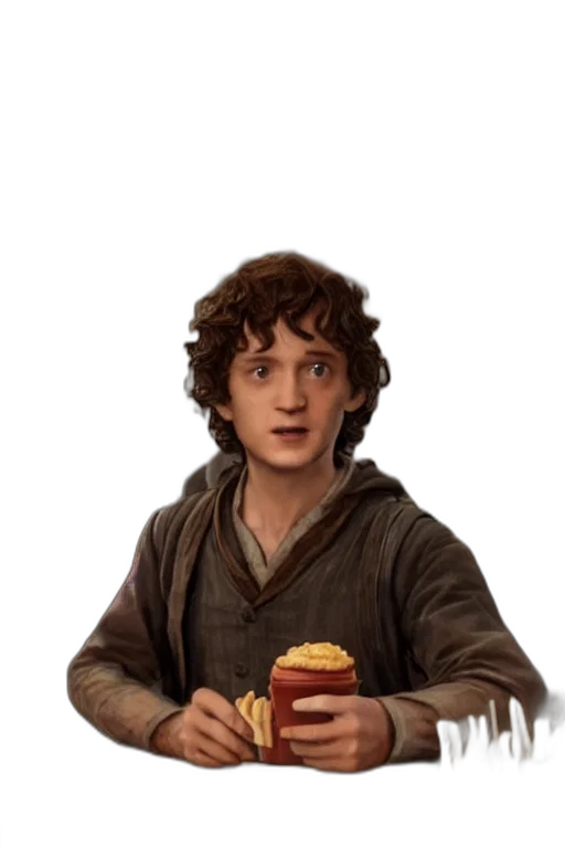 food, dragon, face, staff transparent PNG cut-out