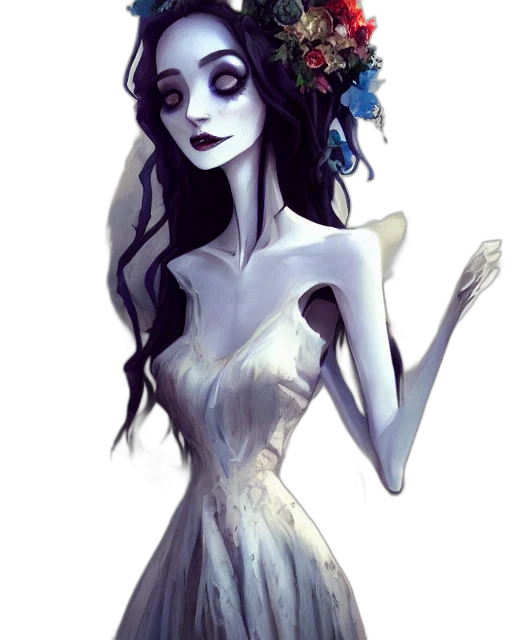 dress, creature, crown, mask transparent PNG cut-out