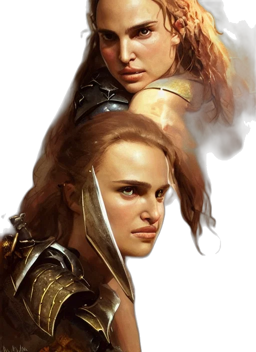 sword, face, weapon, fantasy art transparent PNG cut-out