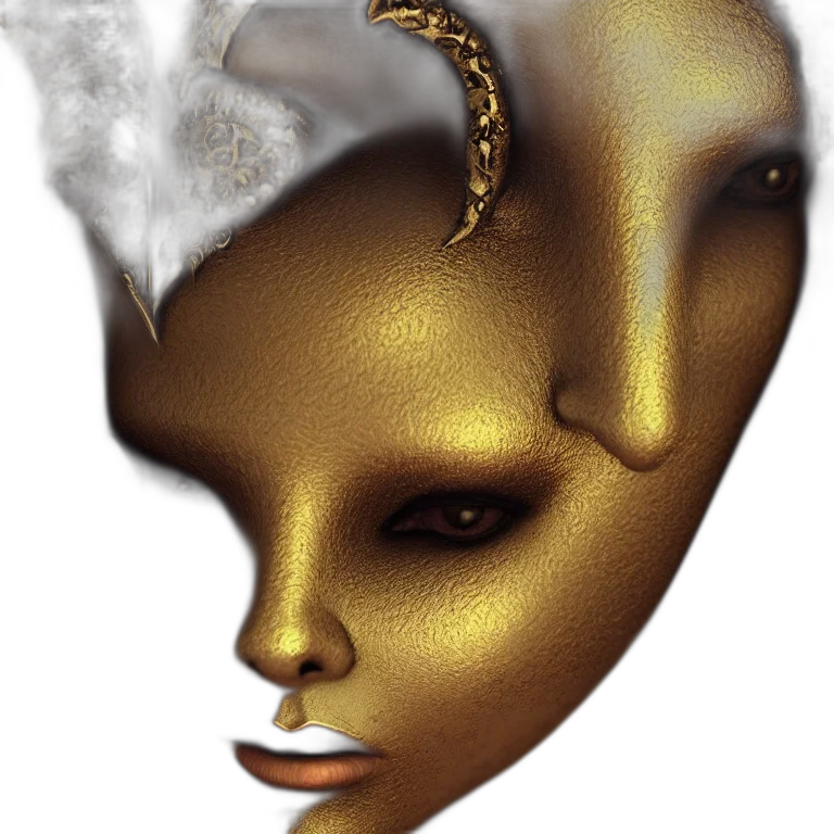 mask, jewelry, face, crown transparent PNG cut-out