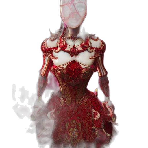 dress, mask, robot, crown transparent PNG cut-out