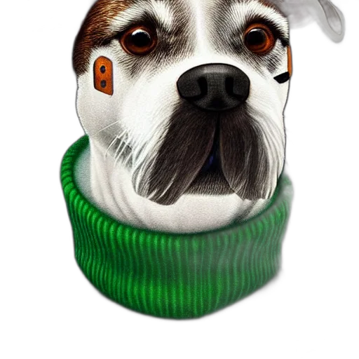 hat, animal, face, staff transparent PNG cut-out