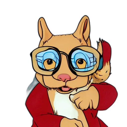 staff, animal, cartoon, anime transparent PNG cut-out