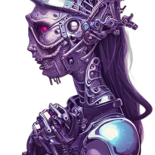 robot, mask, face, crown transparent PNG cut-out