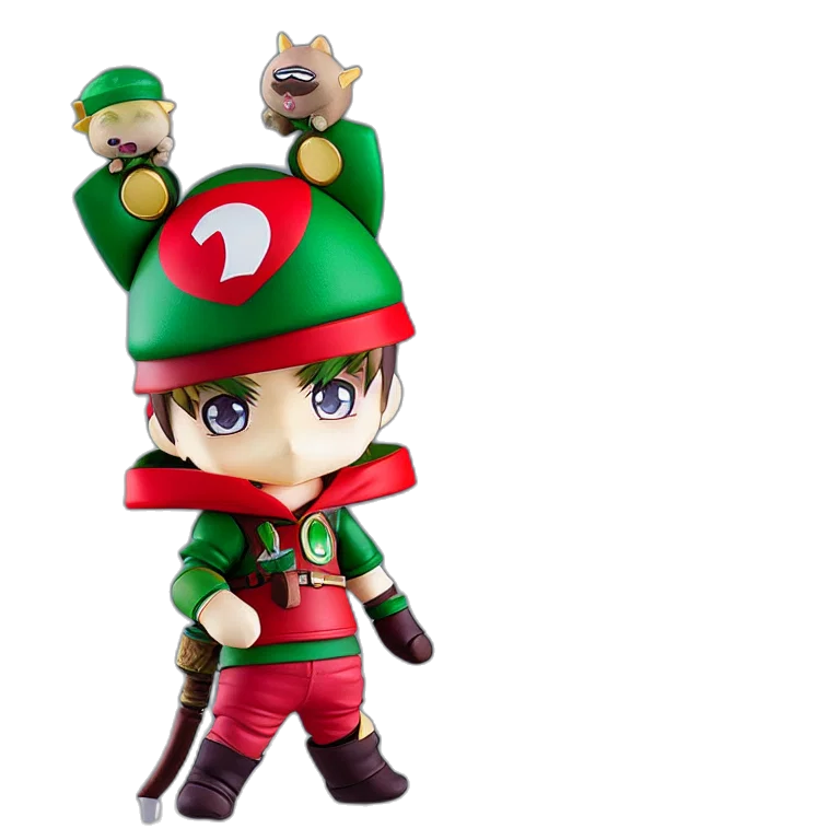 3d render, concept art, teemo, anime transparent PNG cut-out