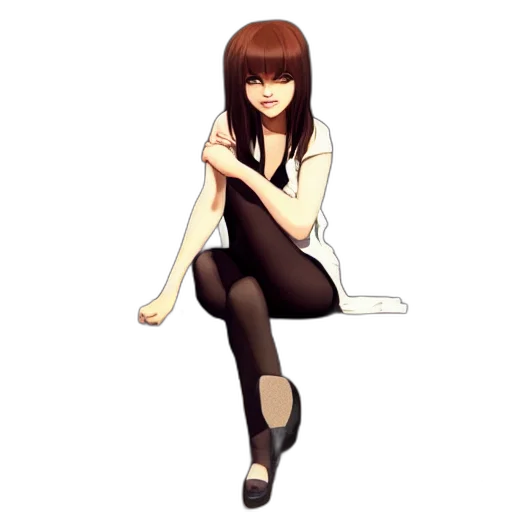 staff, pixel art, anime, cartoon transparent PNG cut-out