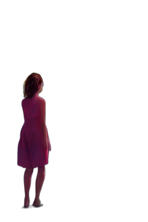 dress, robot, creature, face transparent PNG cut-out