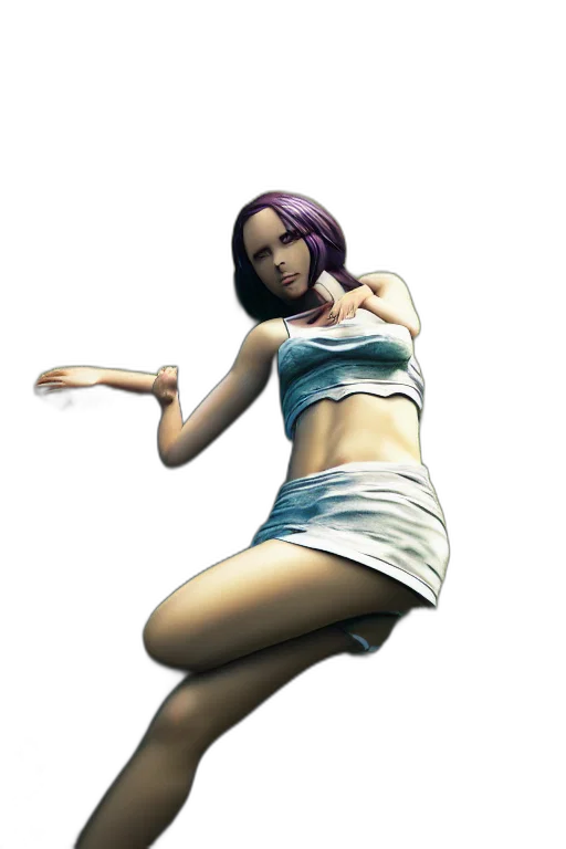dress, creature, staff, robot transparent PNG cut-out