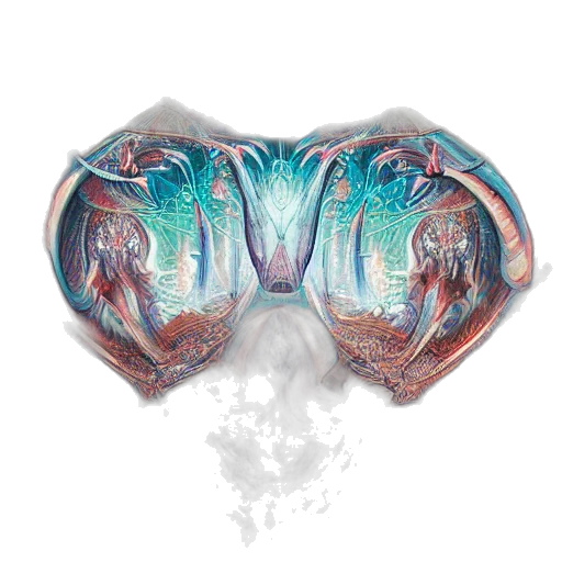 dragon, mask, crown, jewelry transparent PNG cut-out