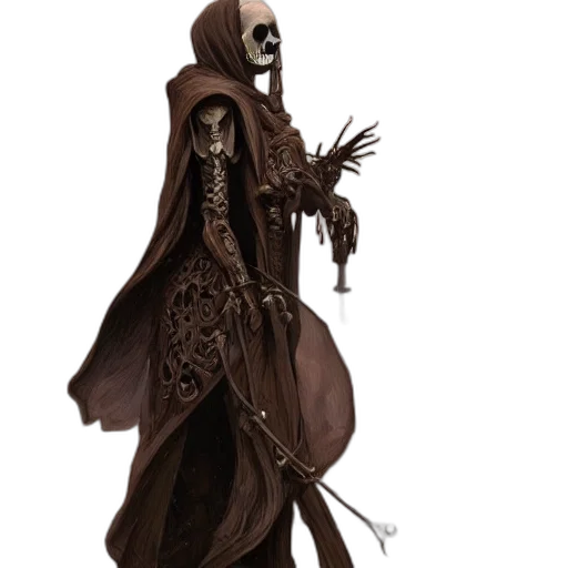 mask, staff, creature, dress transparent PNG cut-out