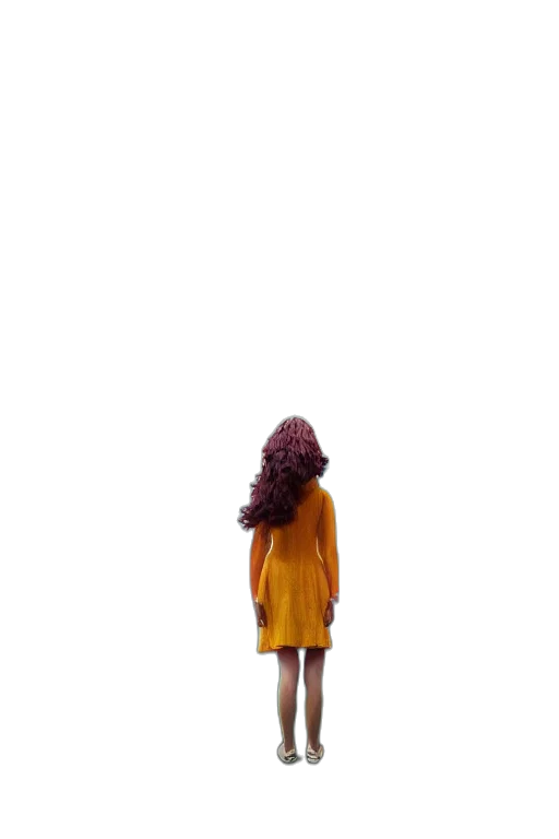 dress, hair, jacket, robot transparent PNG cut-out