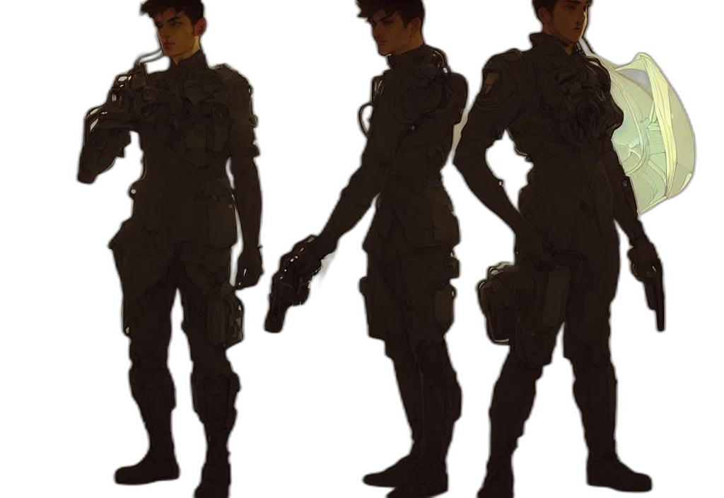 staff, weapon, concept art, 3d render transparent PNG cut-out