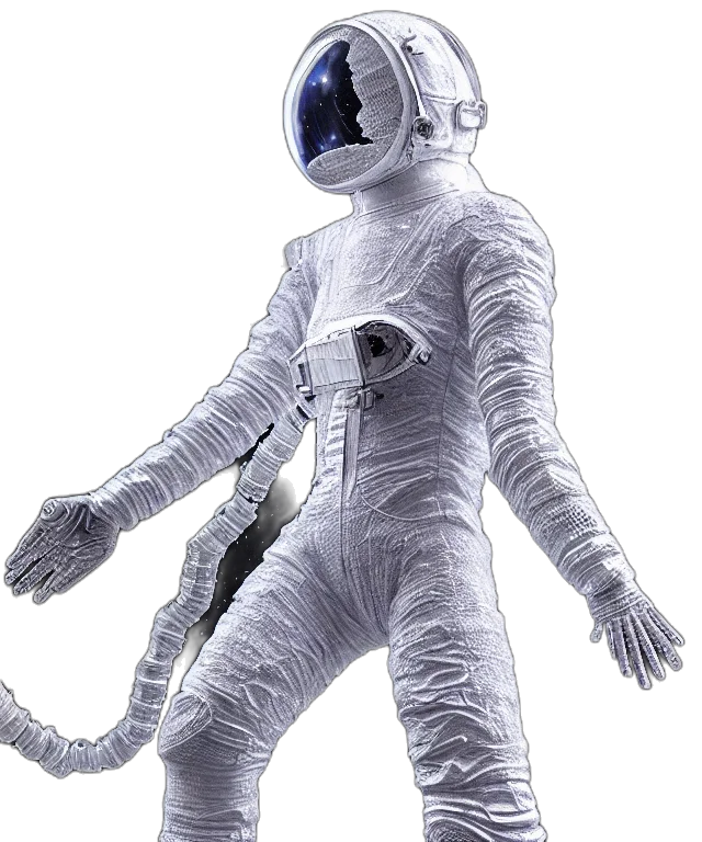 robot, staff, jacket, mask transparent PNG cut-out