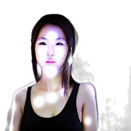 face, photorealistic, 3d render, cartoon transparent PNG cut-out