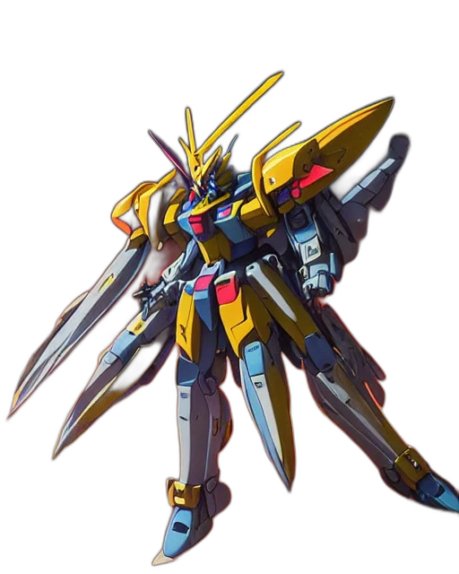 weapon, robot, sword, concept art transparent PNG cut-out