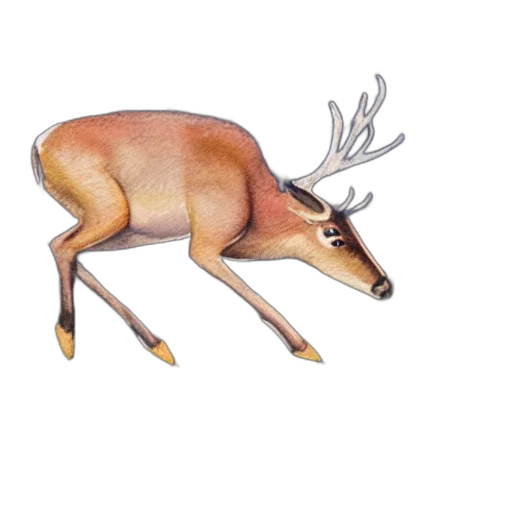 animal, crown, creature, watercolor transparent PNG cut-out