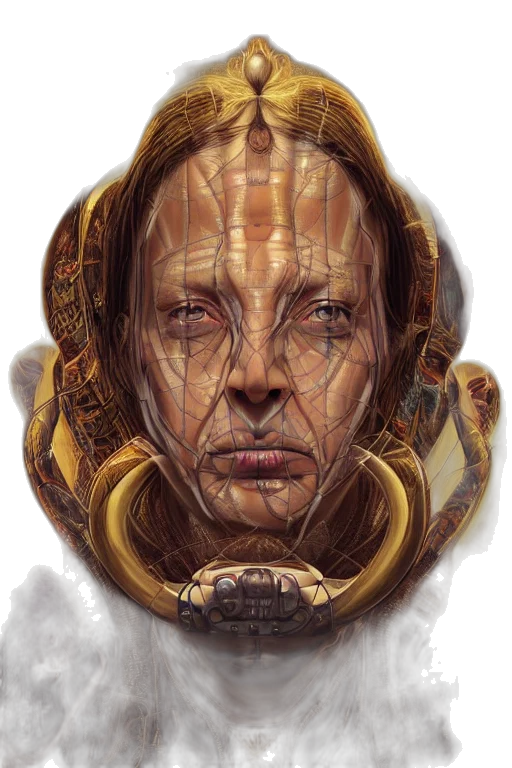 face, mask, robot, creature transparent PNG cut-out