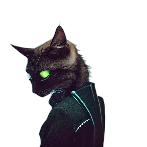robot, staff, animal, jacket transparent PNG cut-out