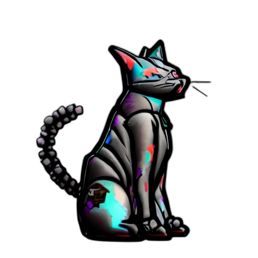 staff, animal, creature, robot transparent PNG cut-out