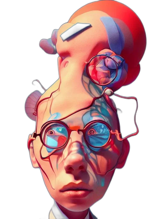 face, mask, robot, crown transparent PNG cut-out
