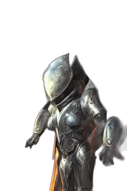 robot, sword, weapon, staff transparent PNG cut-out