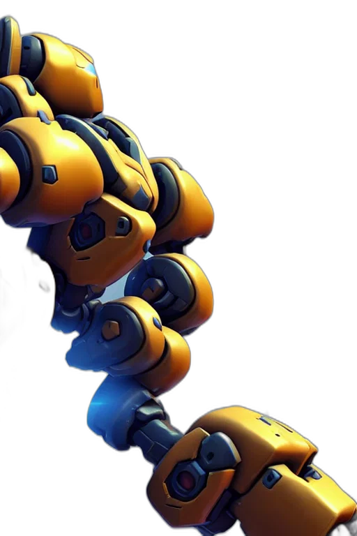 robot, weapon, sword, staff transparent PNG cut-out