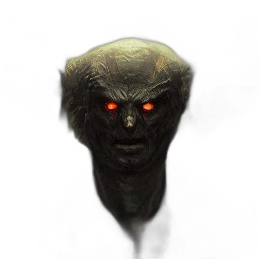 mask, face, creature, staff transparent PNG cut-out