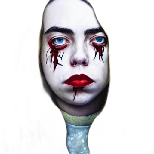 mask, face, creature, bottle transparent PNG cut-out