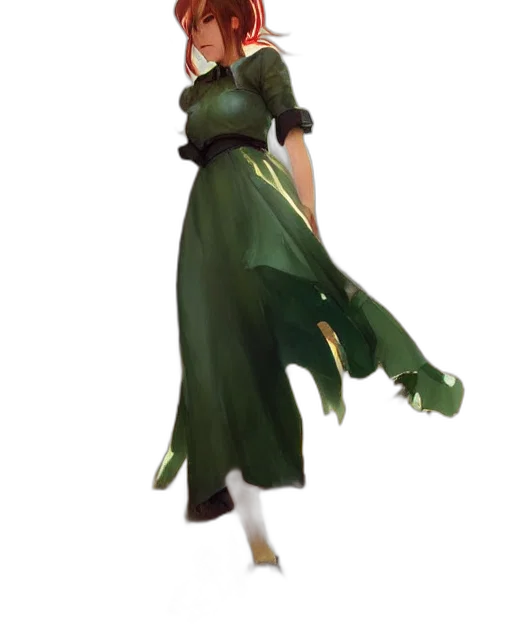dress, staff, jacket, concept art transparent PNG cut-out