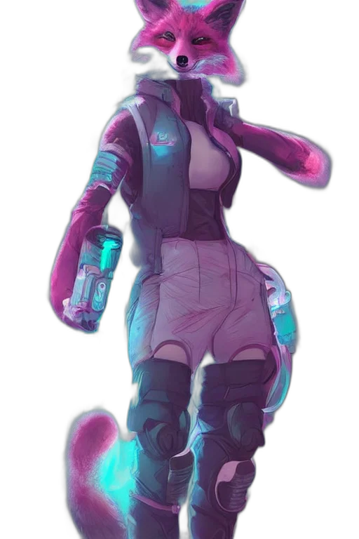 robot, jacket, staff, weapon transparent PNG cut-out