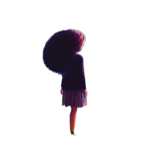 hair, dress, umbrella, hat transparent PNG cut-out