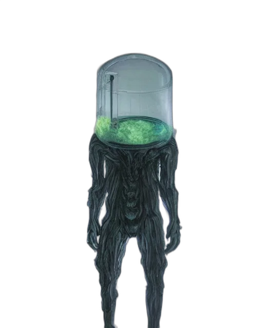 creature, bottle, mask, jewelry transparent PNG cut-out