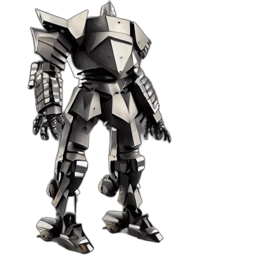 robot, 3d render, concept art, fantasy art transparent PNG cut-out