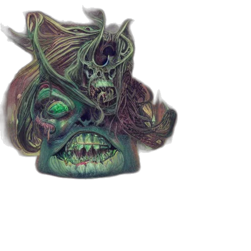 mask, creature, face, dragon transparent PNG cut-out