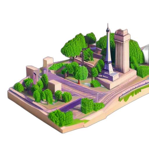 3d render, concept art, pixel art, photorealistic transparent PNG cut-out