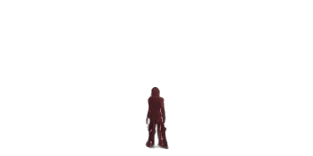 robot, creature, staff, weapon transparent PNG cut-out