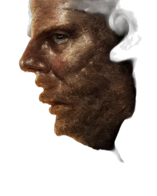 face, mask, crown, hair transparent PNG cut-out