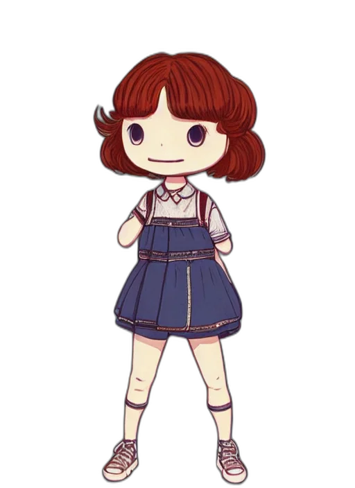 dress, creature, staff, face transparent PNG cut-out