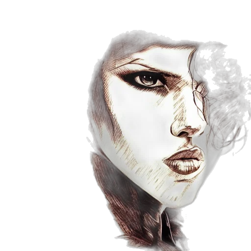 mask, face, photorealistic, watercolor transparent PNG cut-out